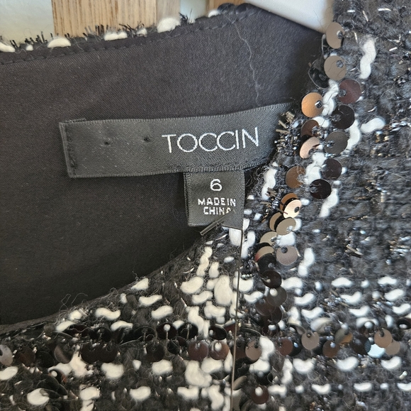 TOCCIN Annie Plaid Tweed Mini Dress NWT - Picture 13 of 14